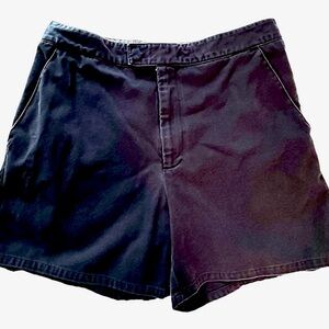 Navy shorts with distressed accents.  Polo Jeans by Ralph Lauren. Size 10.